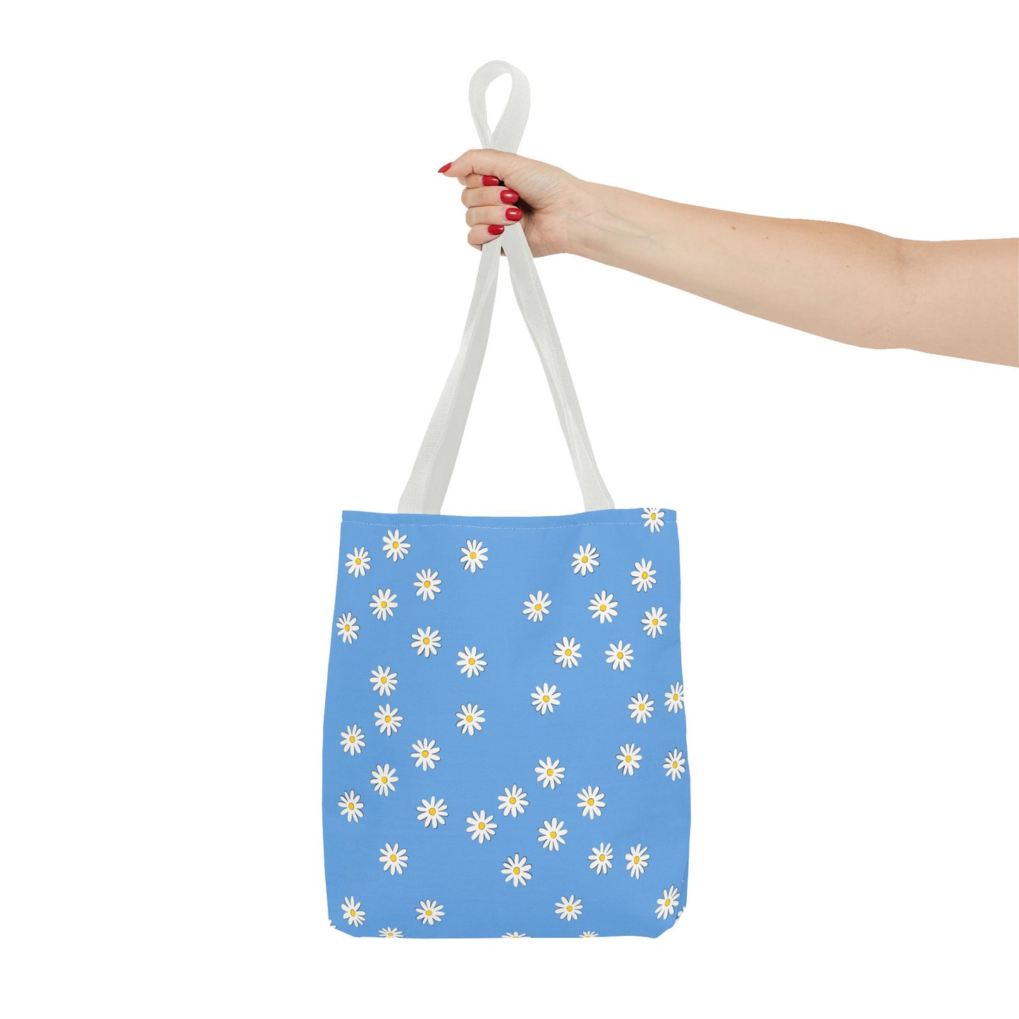 Floral Daisy Tote Bag - Stylish All-Over Print for Everyday Use