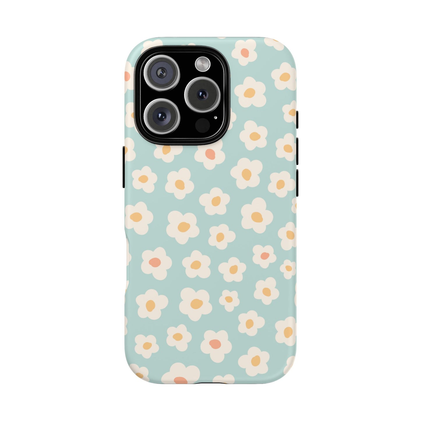 iPhone Tough Cases, Whimsical Boho Floral Design, Unique Fun Gift, Stocking Stuffer, Protective Phone Cover