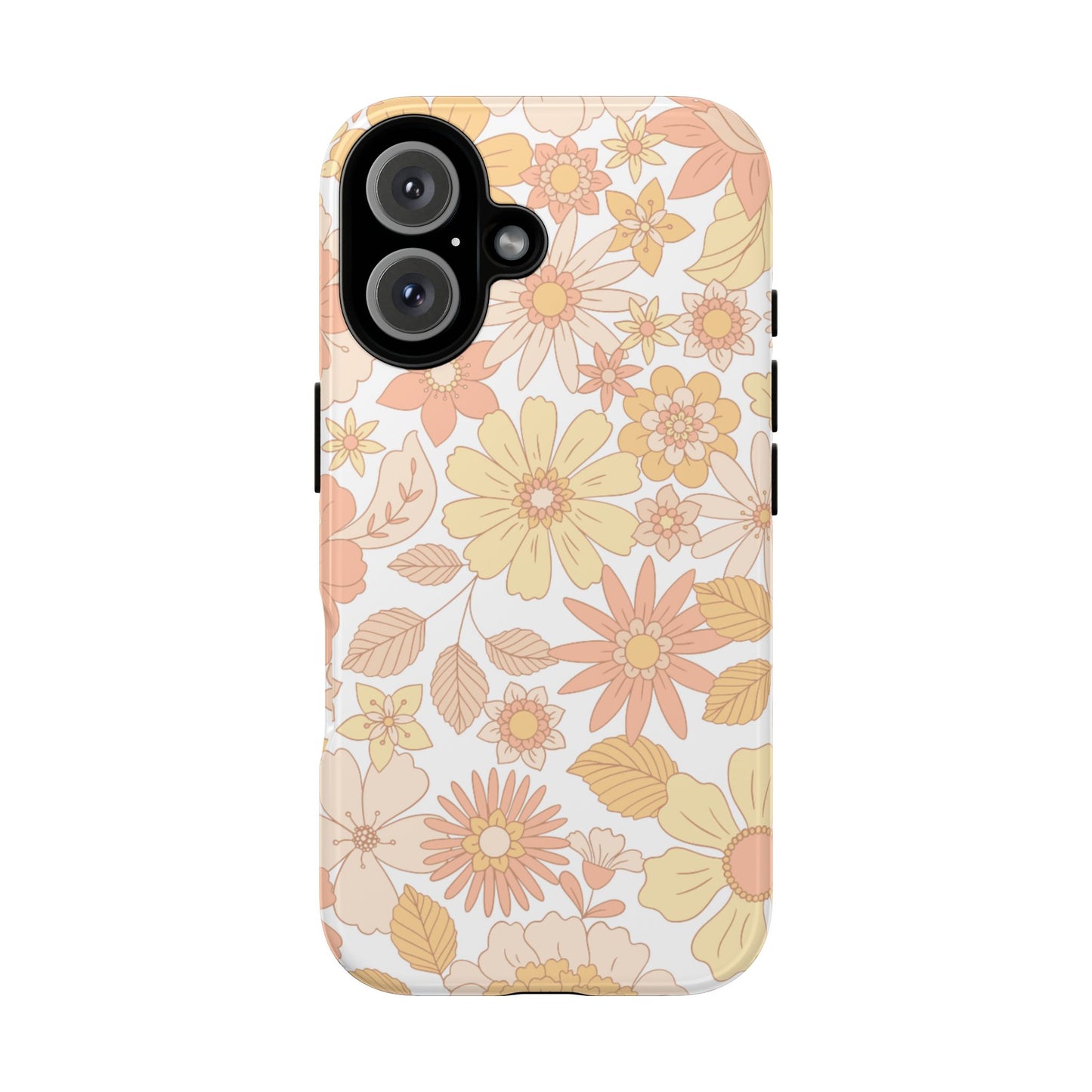 Floral Phone Case - Cute Protective Cover, Girly Gift, Spring Accessory, Unique Design, Floral Pattern Phone Accessory