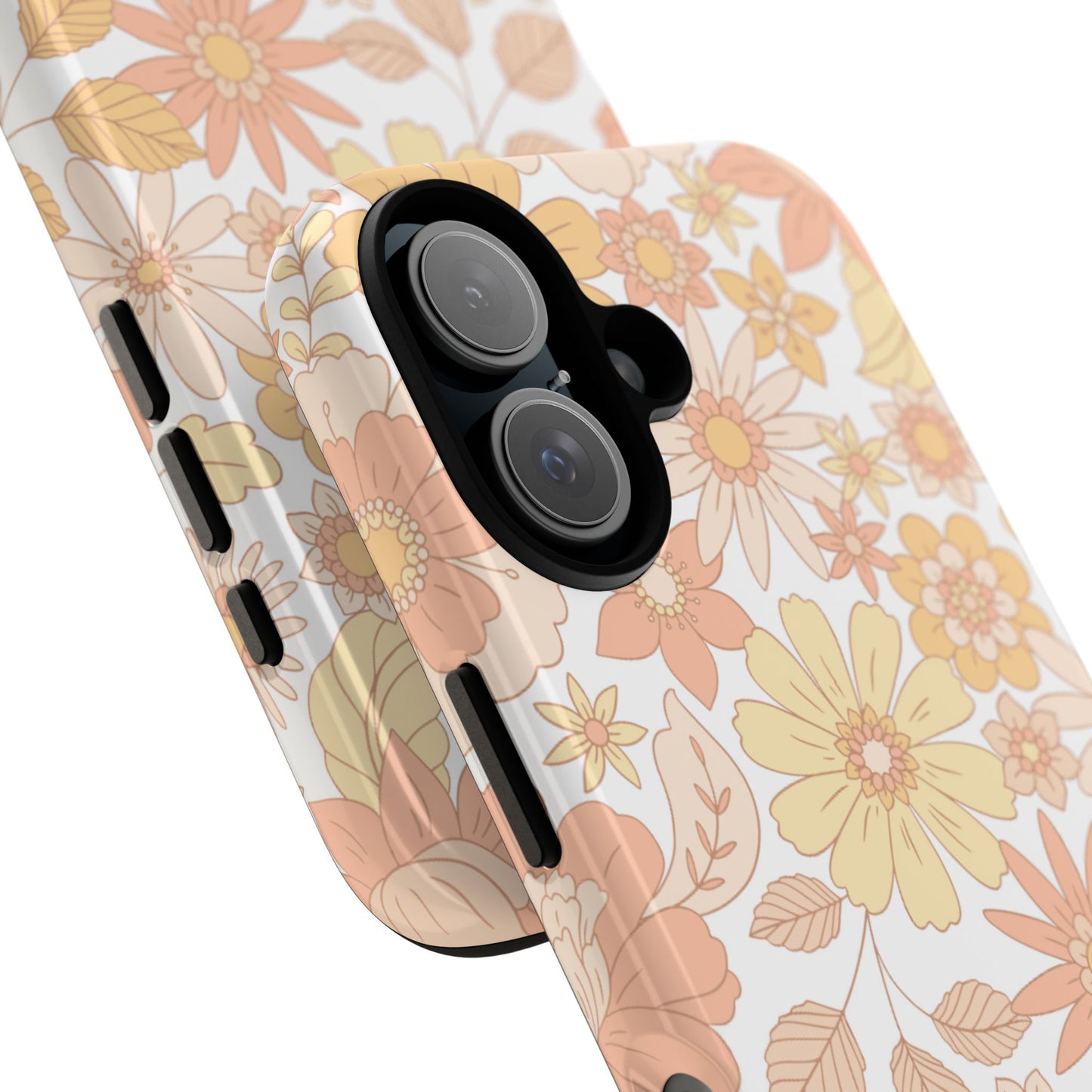 Floral Phone Case - Cute Protective Cover, Girly Gift, Spring Accessory, Unique Design, Floral Pattern Phone Accessory