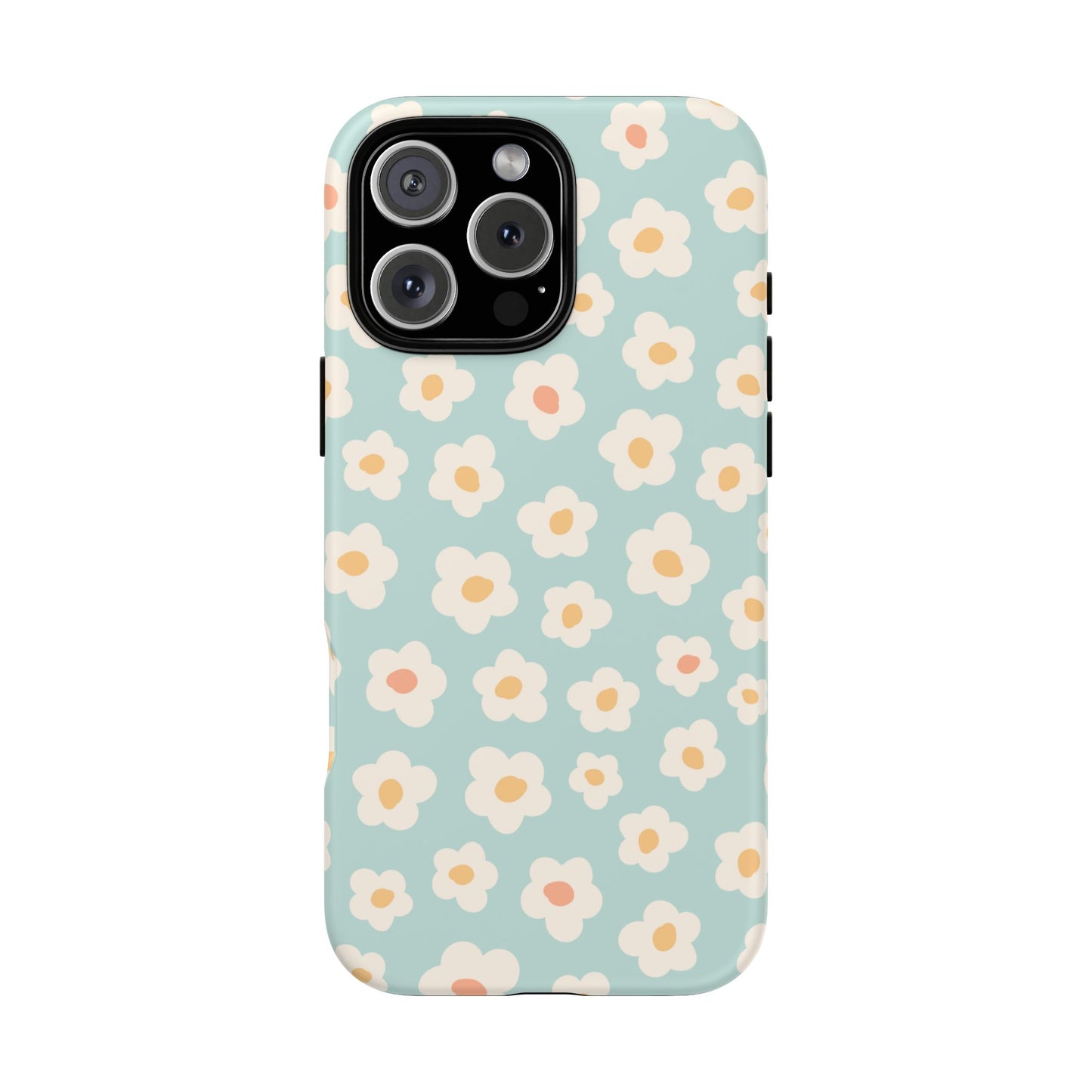 iPhone Tough Cases, Whimsical Boho Floral Design, Unique Fun Gift, Stocking Stuffer, Protective Phone Cover