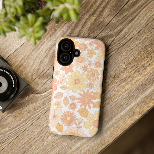 Floral Phone Case - Cute Protective Cover, Girly Gift, Spring Accessory, Unique Design, Floral Pattern Phone Accessory