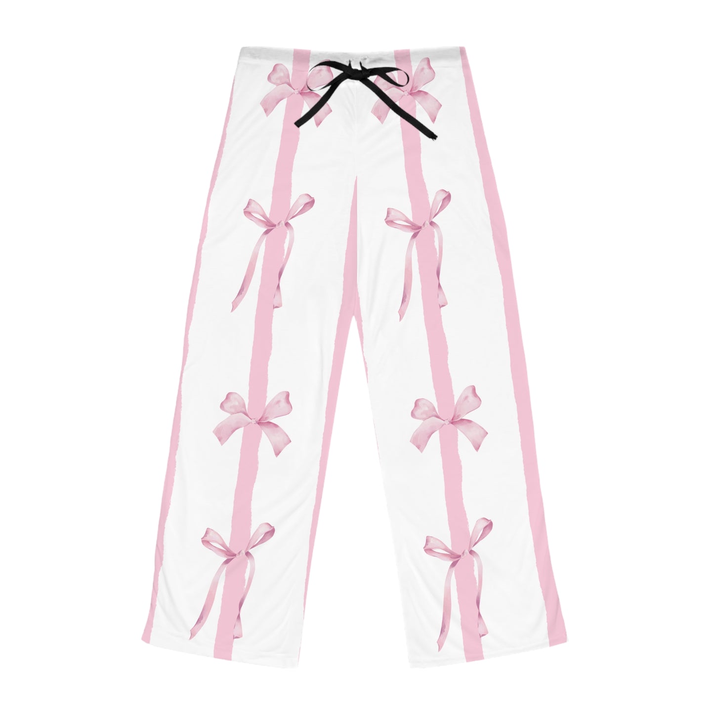 Elegant Women's Pajama Pants with Bow Design