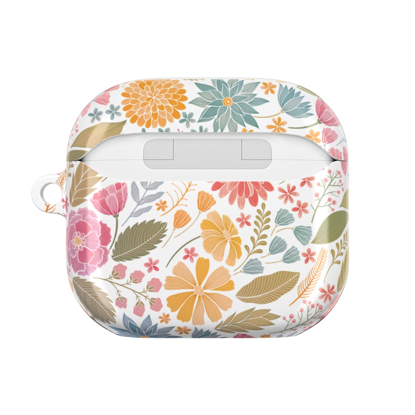 Floral AirPod Cases, Colorful Fun Print, Perfect Gift for Stylish Music Lovers, Custom Earbud Holder, Protective Headphone Covers,