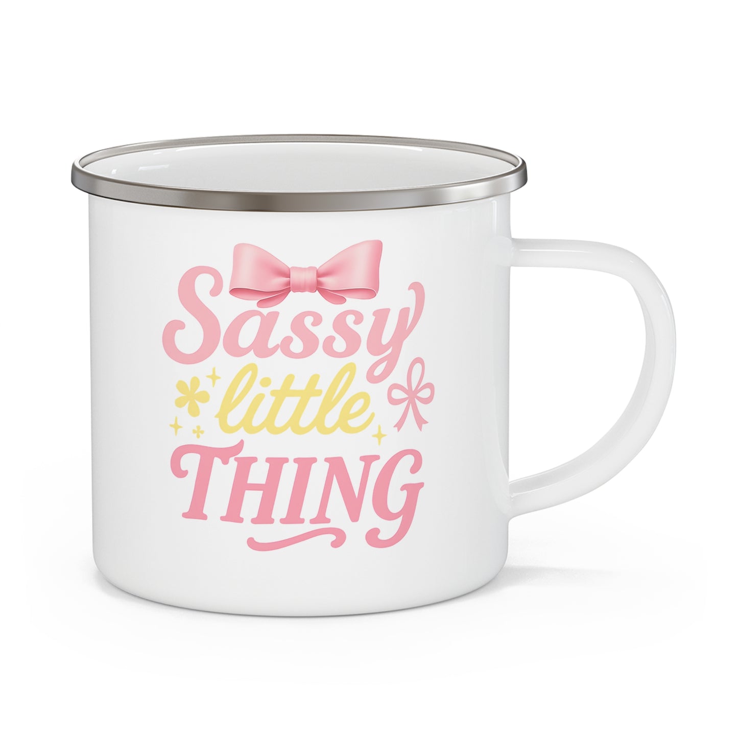 Enamel Mug - Camping Mug, Stocking Stuffer, Great Gift, Kid Friendly Cup, Unique Kids Cup