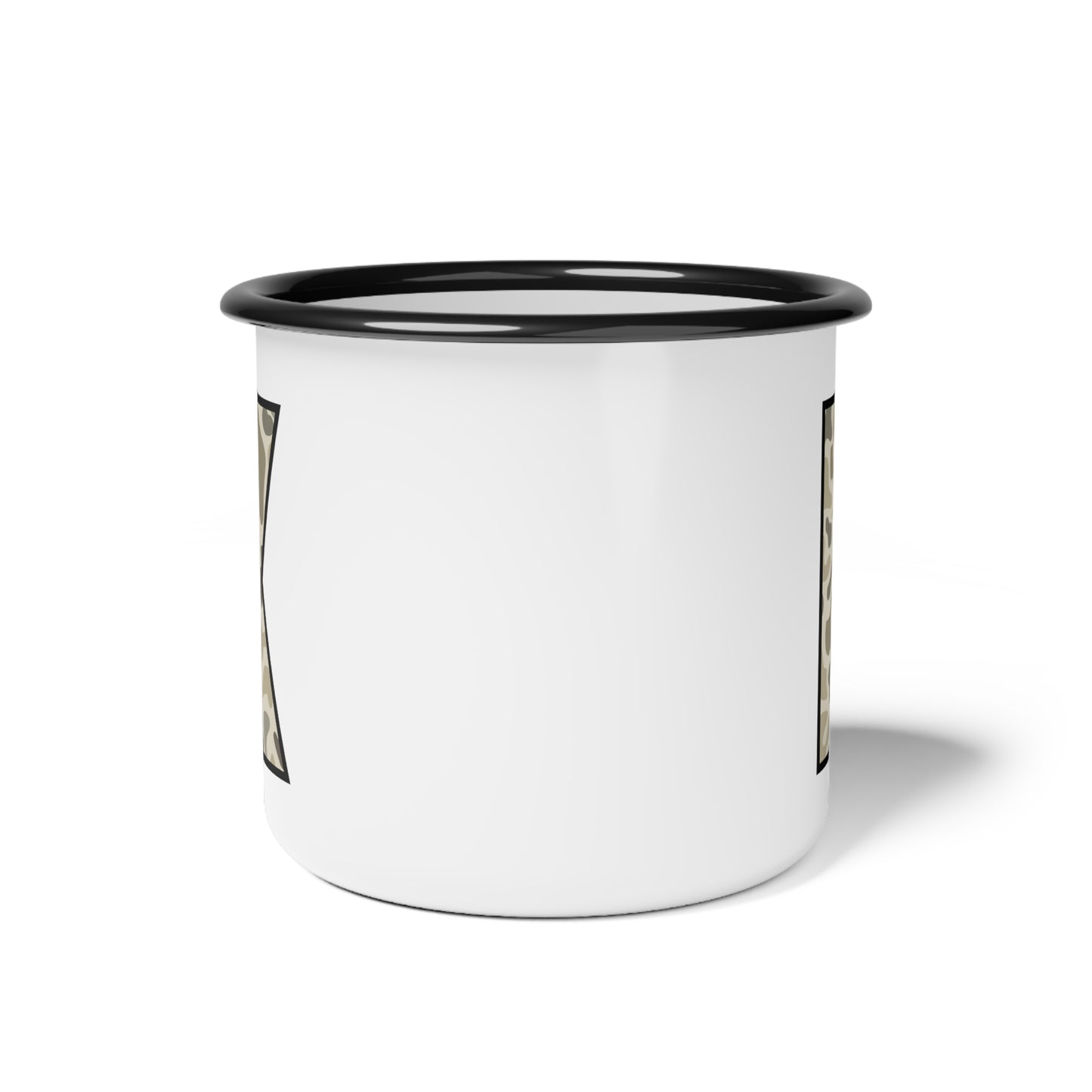 Personalized Enamel Camp Cup - Great Gift for Men and Children, Travel Mug, Custom Camping Mug, Metal Cup