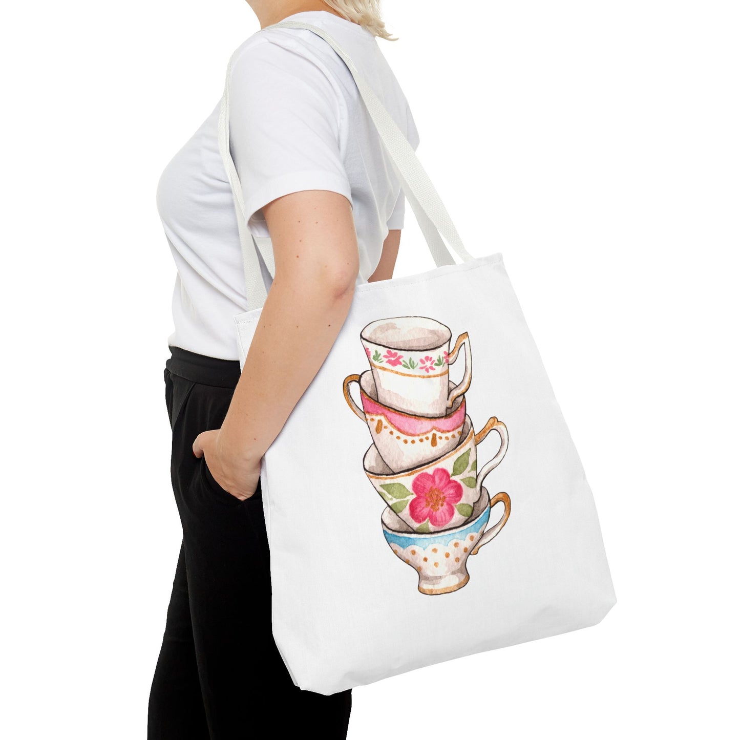 Charming Tea Cup Tote Bag