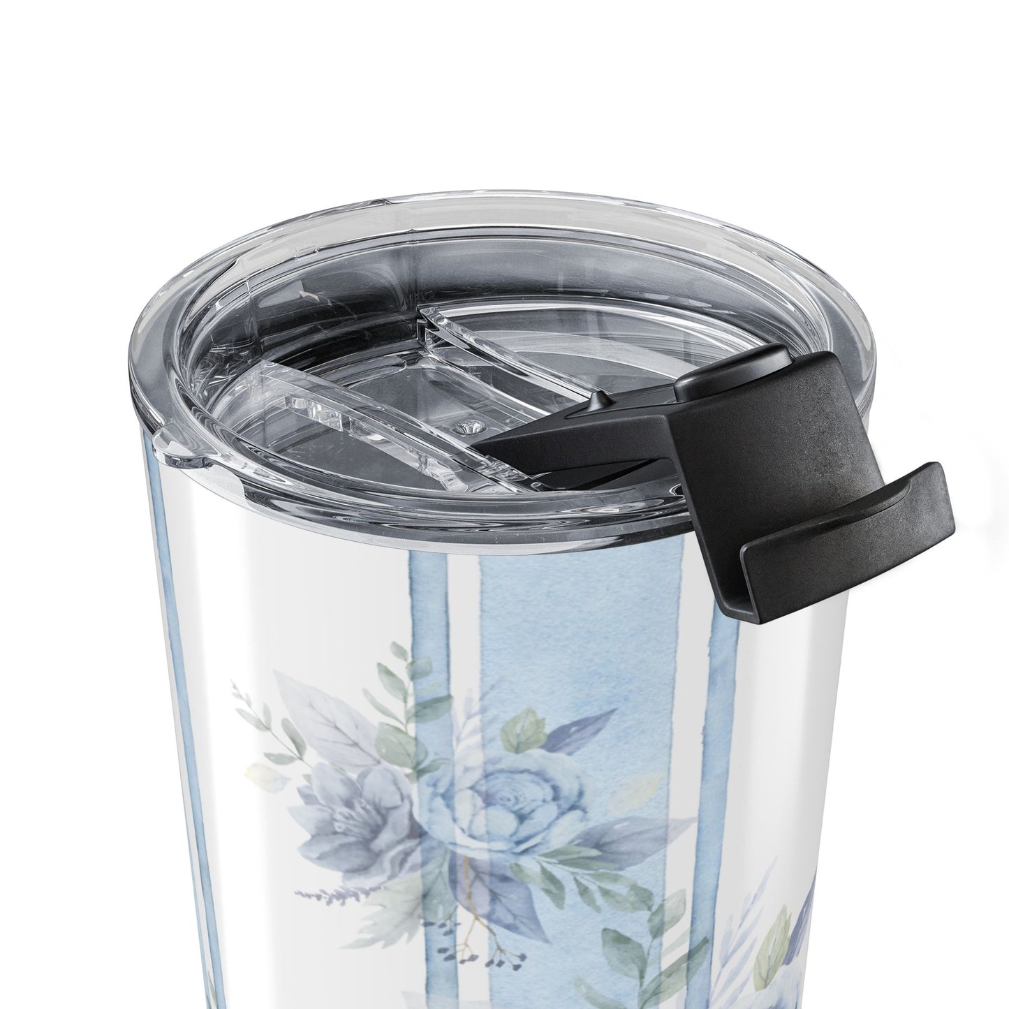 Blue Floral Tumbler | Stylish 20oz Travel Mug | Perfect for Gifts, Coffee Lovers, Home Decor, Mother's Day, Outdoor Adventures