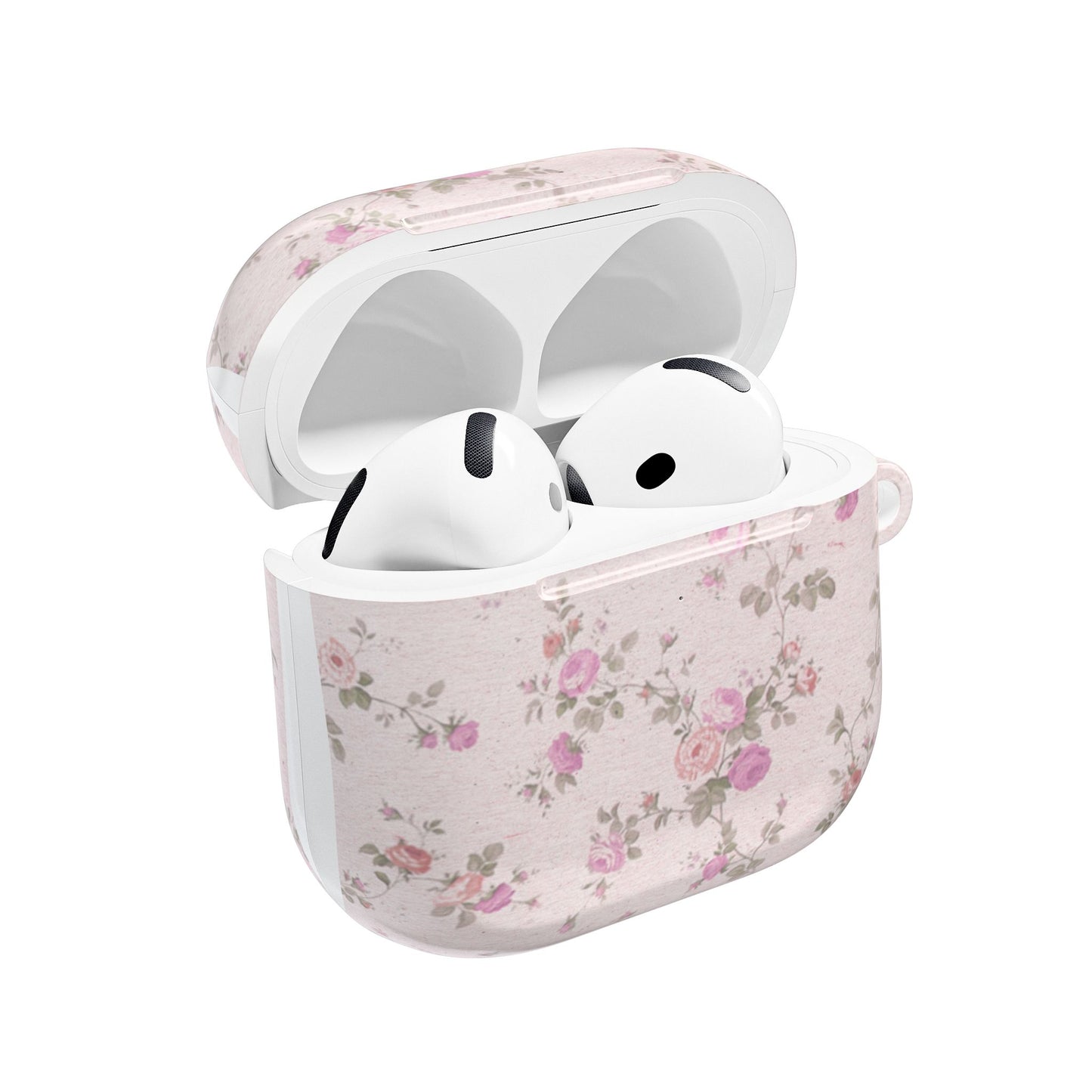 AirPod Cases - Vintage Floral Pink, Great Gift, Stocking Stuffer, Sweet Cottage Style, Timeless