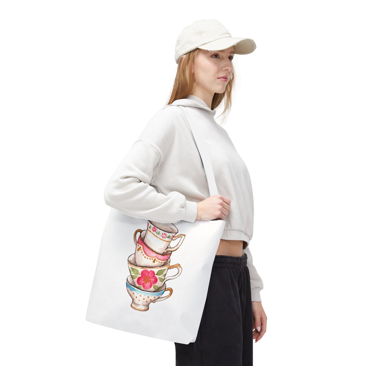 Charming Tea Cup Tote Bag
