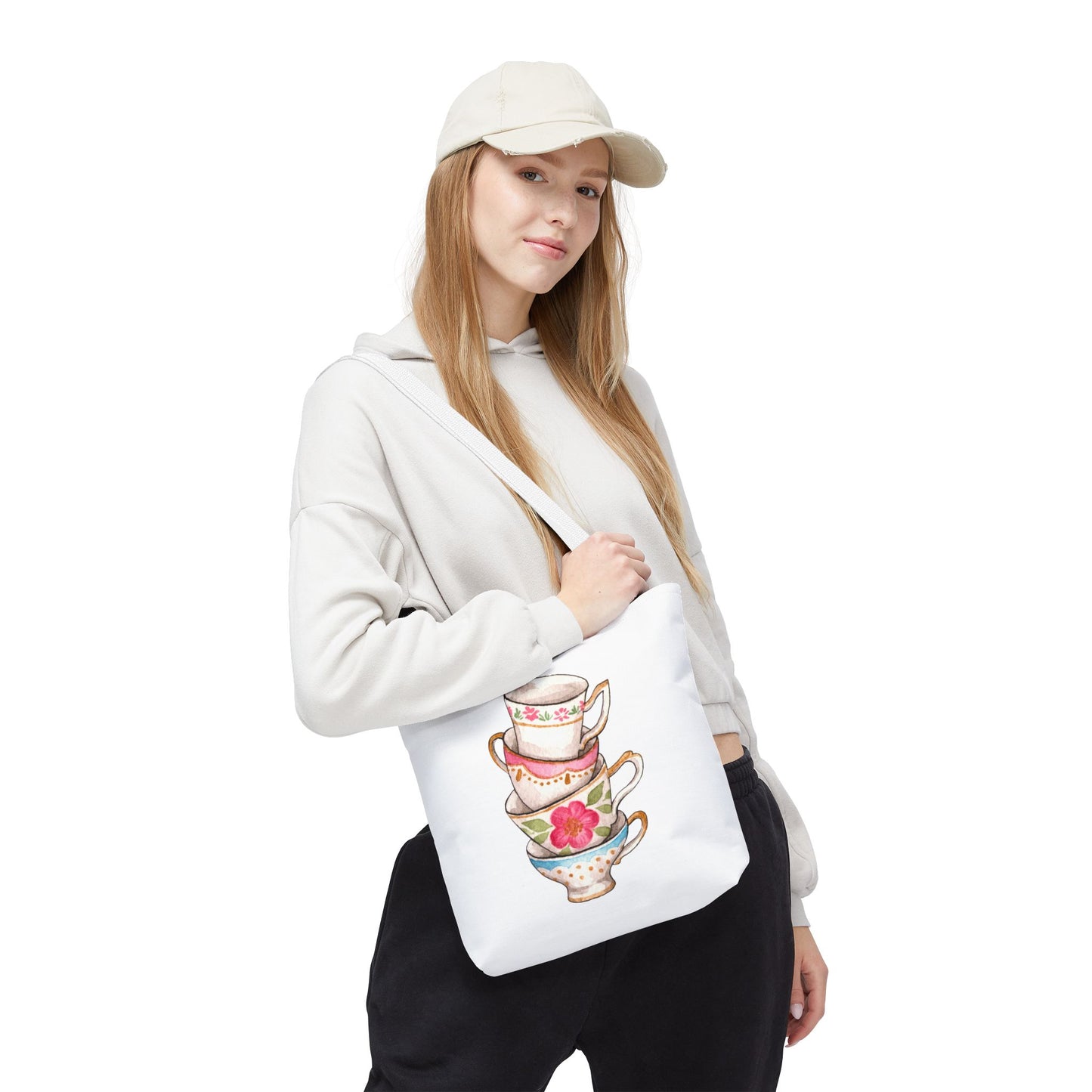 Charming Tea Cup Tote Bag