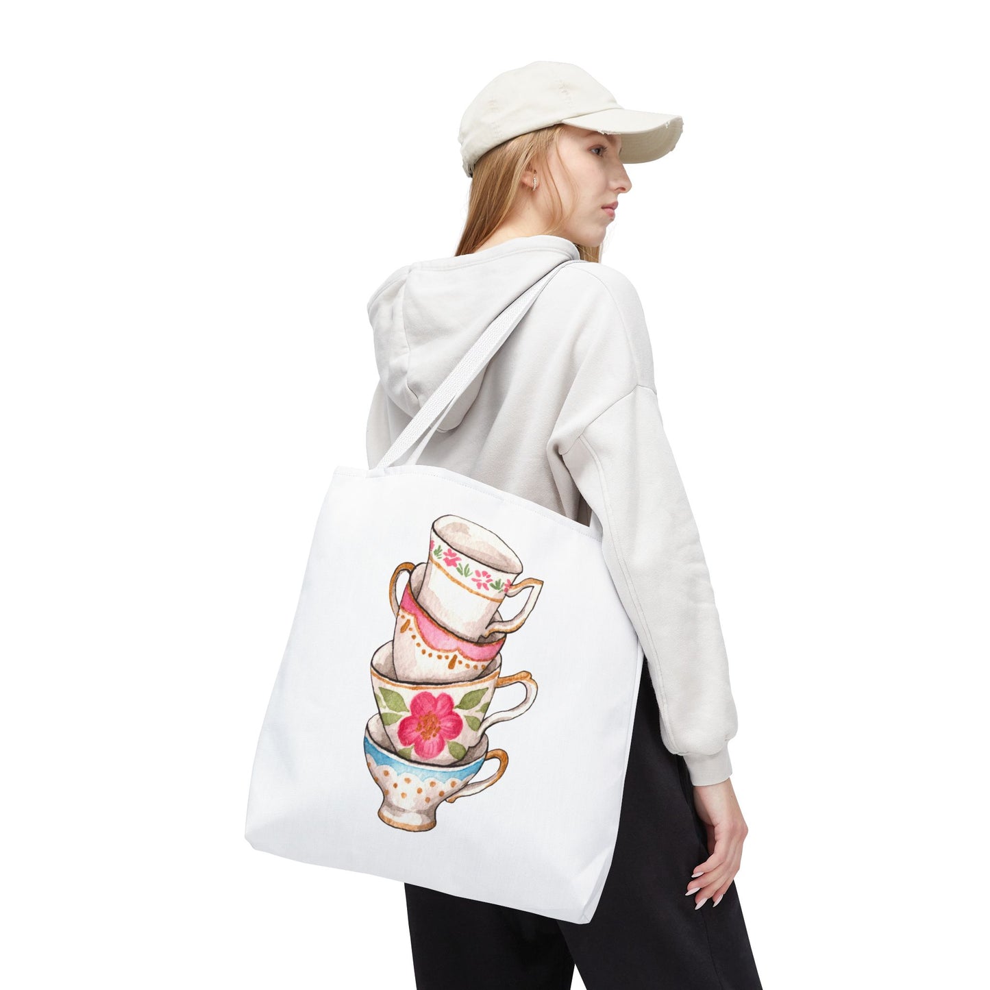 Charming Tea Cup Tote Bag